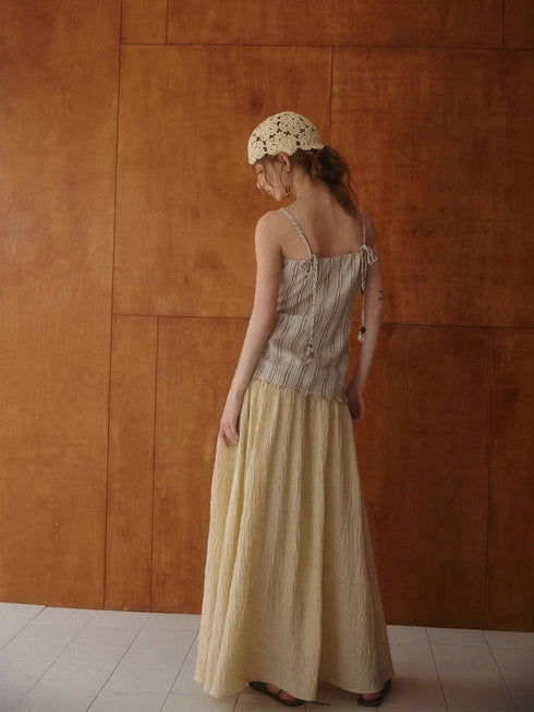 Solenne Beaded Tie Cami